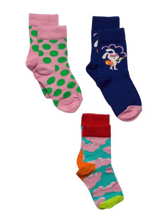 3-Pack Kids Over The Rainbow Socks Gift Set Patterned Happy Socks
