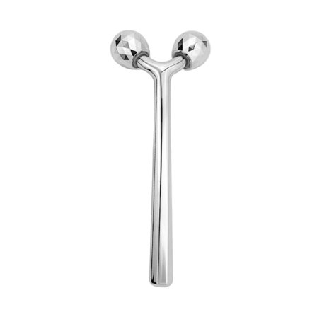 Ansiktsrulle Massager, 3D Metall Ansiktsmassageverktyg för att Minska Uppsvällnad, Ta Bort Rynkor runt Ögonen, Ansiktslyft, Öka Fasthet, Anti-Åldrande