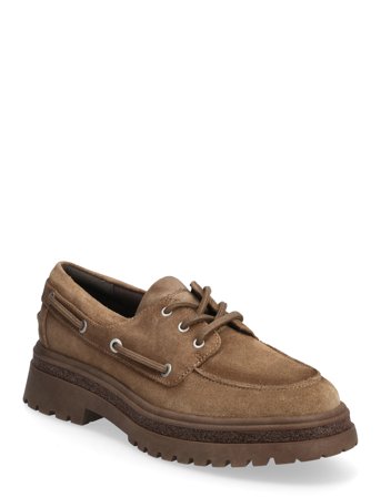 Women Lace-Up Brown Tamaris