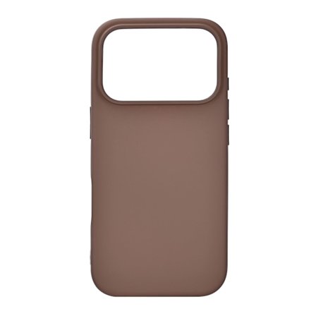 iPhone 17 Pro cover, genbrugssilikone, chokoladebrun