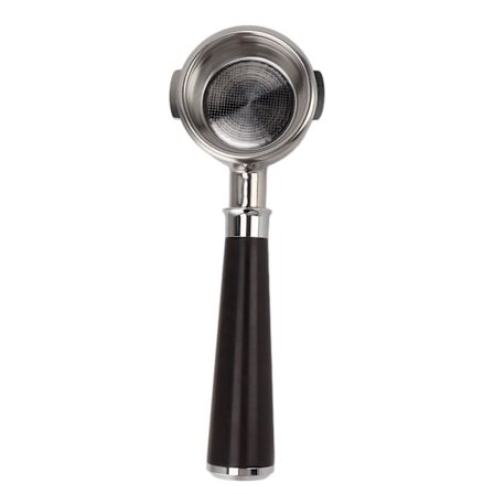 58mm Bottenlöst Portafilter Universal Kaffemaskin Dubbla Öron Rostfritt Stål Typ A Lila Sandelträ