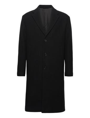 M. London Coat Outerwear Coats Winter Coats Sort Filippa K