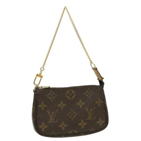 Louis Vuitton Vintage, Pre-owned Canvas louis-vuitton-bags Bruin, Dames, Maat:ONE Size