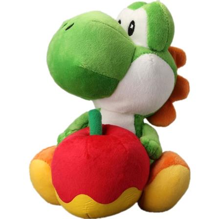 Yoshi med eple plysj 7''