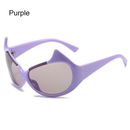 Devil Solglasögon Y2k Solglasögon LILA