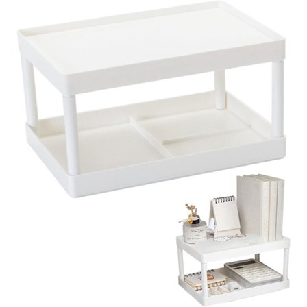 Muovinen säilytysteline työpöydän järjestäjä toimistotarvikkeiden laatikko