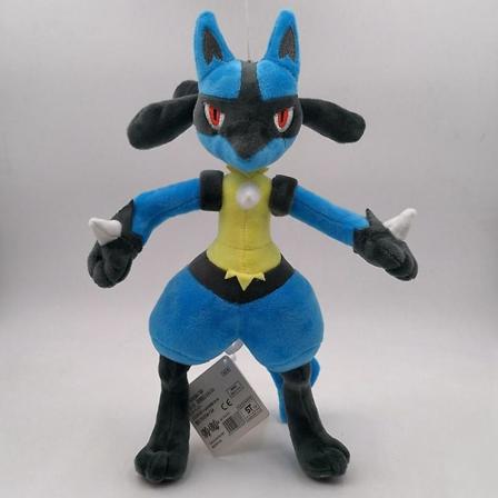 Pokémon Lucario Plyschdocka för barn 30cm (FMY)