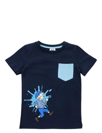 Martinex Stänk T-Shirt - Navy - 110
