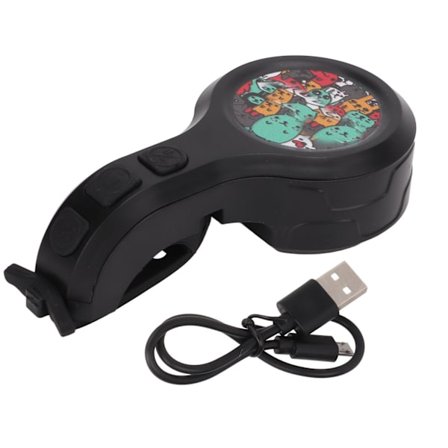 ENLEE 130 decibel Cykelhornalarm IPX6 Vandafvisende Cykel Elektrisk Horn til Mountain Road BikeStyle D