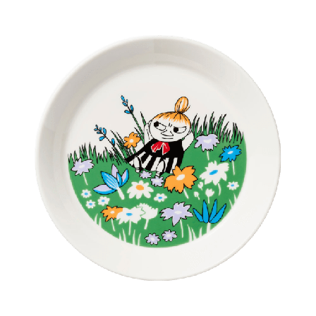 Arabia Mumin tallrik 19 cm Lilla My på ängen Skålar Vit