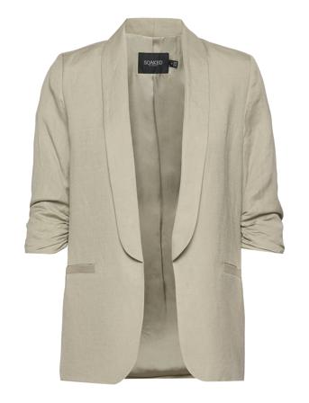 Slsun Shirley Blazer Blazers Single Breasted Blazers Grøn Soaked In Luxury