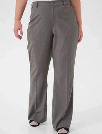 Kaffe Curve Kcolia Long Pants - Grey - 46