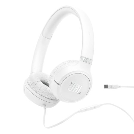 JBL - Hodetelefoner on & over-ear Tune 530C - White Hvit