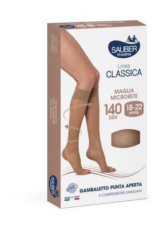 Sauber Linea Classica 140 Den Gambaletto Punta Aperta Medio