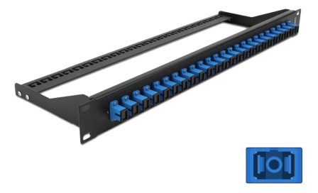 Delock koblingspanel - 1U - 19"
