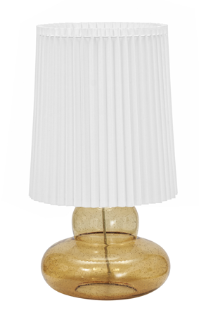 House Doctor Ribe Bordlampe med skjerm, Amber