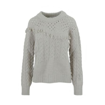Patrizia Pepe, jumper Grijs, Dames, Maat:S,print
