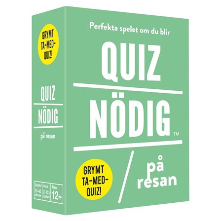 Quiznödig på Resan Frågespel Spil
