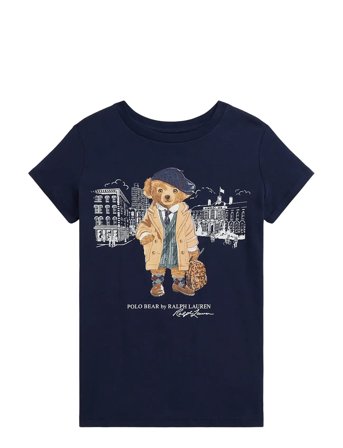 Ralph Lauren Kids | Polo Bear Cotton Jersey Tee | 129-130