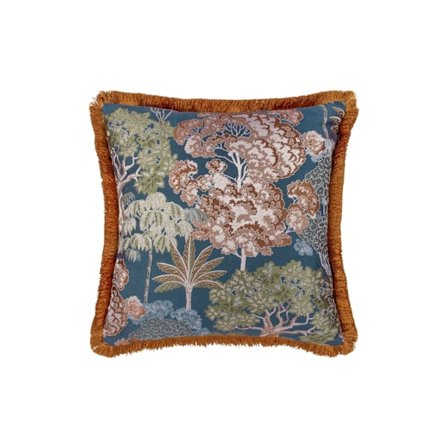 Wylder Nature Woodlands Jacquard Blommig Kuddfodral 55cm x 55