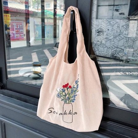 Vakosametti Kangaskassi Olkalaukut BEIGE BEIGE