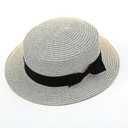 Stråhatt til dame, solskjerm med bred brem, strandhatter