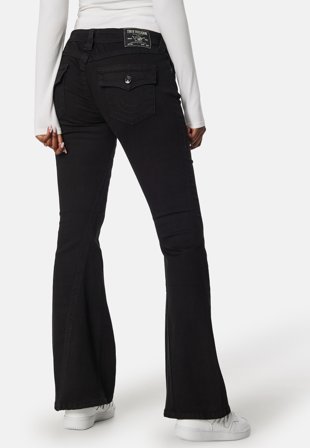 True Religion Joey Low Rise Flare Black Body Rinse Vaatteet