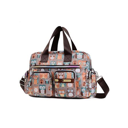 Rento olkalaukku naisille, suuri kapasiteetti, vedenpitävä kantolaukku, painettu crossbody-laukku, piknik-laukku ulkokäyttöön