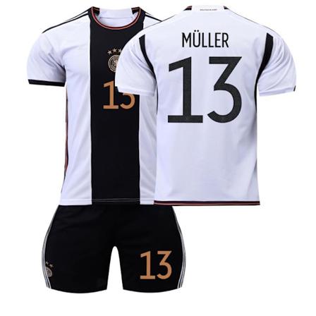 2223 Tyskland VM Hemmatröja Set Thomas Muller Tröja #13 #30 13 Muller