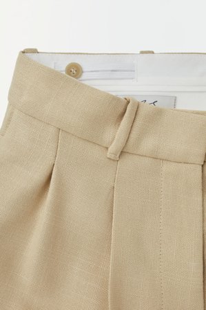 COS Women's The Pleated Tailored Trousers in Beige