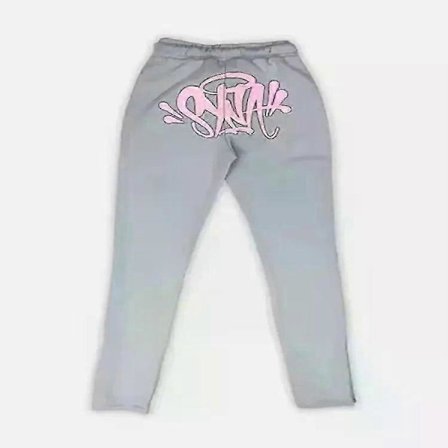 Miesten hupparit suorat housut 2-osainen setti Hip Hop urheilu puuvilla verryttelypuku löysä rento painettu