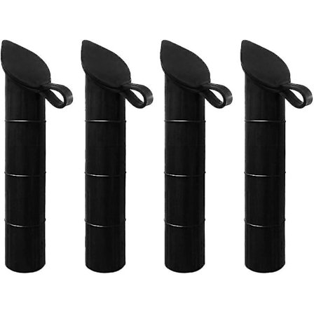 Gummistøtte for fiskestavholder, 30 grader, oval flens, for maritim bruk