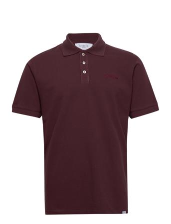 Colt Pique Polo Polos Short-sleeved Burgundy Les Deux