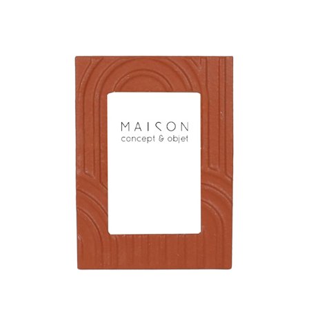 Fotoramme 15,5x20 cm MDF Glas Rødbrun