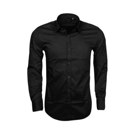 Antony Morato, Overhemd Zwart, Heren, Maat:M,Polyamide