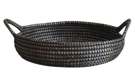 Chic Antique Kurv med håndtak Sort_Ø40