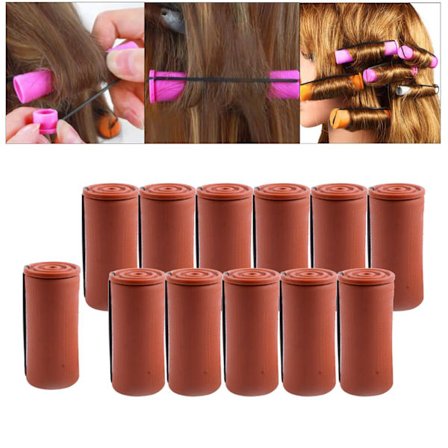 Curl Cold Wave Perm Rods Locktång Hår Halkfria Flexibla Rullar Permanentningsset Hårspolar Hår Cold Rods att Använda för Långt eller Kort Hår