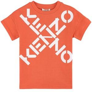 Kids - Kenzo Kids Orange Branded T-shirt Dress 5 Years - Dresses - 5 years - Orange