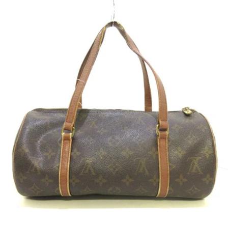 Louis Vuitton Vintage Pre-owned Polyester hndtasker Brun, Dame Vintage Tasker, Størrelse: ONE Size