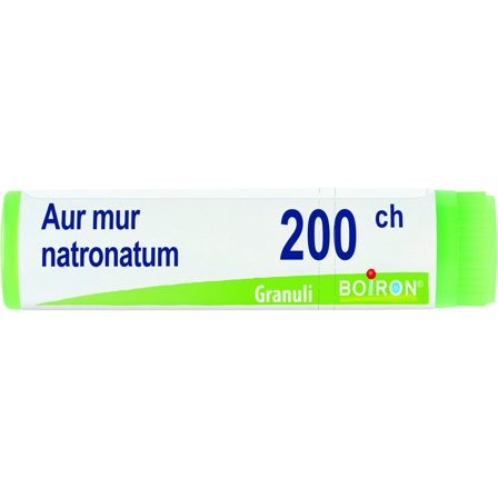 Boiron Aurum Muriaticum Natronatum Globuli 200Ch Dose 1g