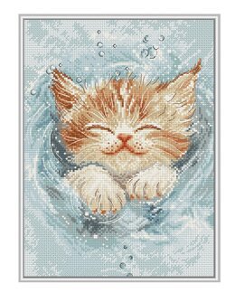 Stickpackung Bild Splashing playtime - LetiStitch