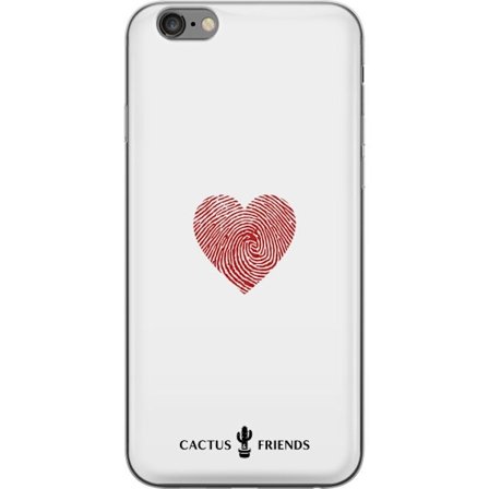 Kompatibelt Mobildeksel til Apple Apple iPhone 6 Plus Cactus and Friends - Fingerprint Love