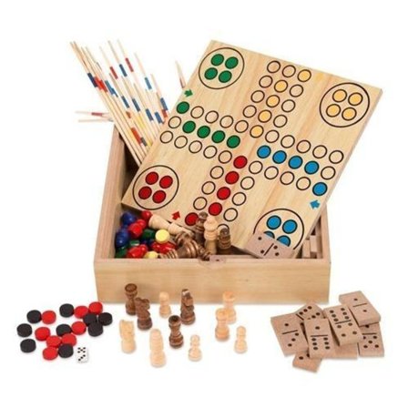 6-i-1 - 6 familjespel i ett set