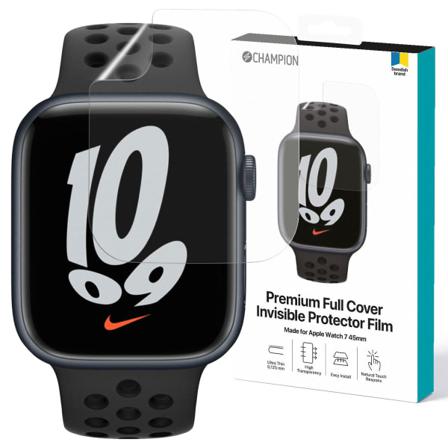Champion 3-pack Skärmskydd Apple Watch 8/7 45mm Transparent