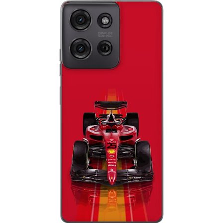 Yhteensopiva Puhelinkuori Motorola Motorola Moto G75 Ferrari Formula 1 -auto ikonisessa punaisessa muotoilussa urheilullisella tarkkuudella
