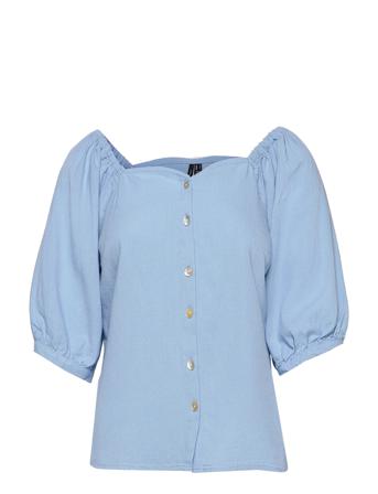 Vmjesmilo 2/4 Top Wvn Ga Blue Vero Moda