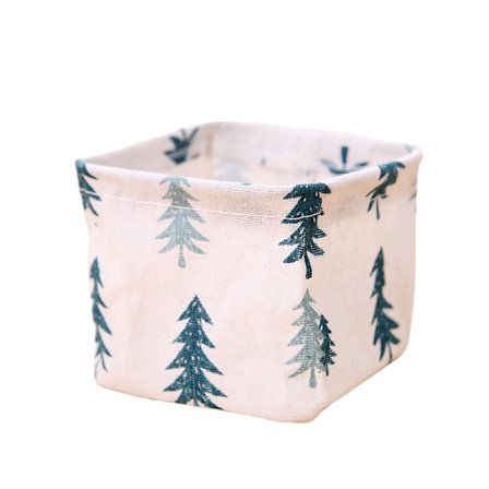 Bomull och linne Skrivbordsförvaringslåda Skrivbordspapper Förvaringskorg Sminkbord Kosmetika och diverse sorteringslåda