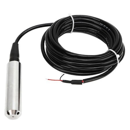 Niveau Transmitter 4‐20mA Væske Vand Sensor Probe Detektér Controller Flydekontakt 24VDC 0‐2 meter Rækkevidde