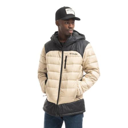 Columbia, Down Jackets Beige, Heren, Maat:L