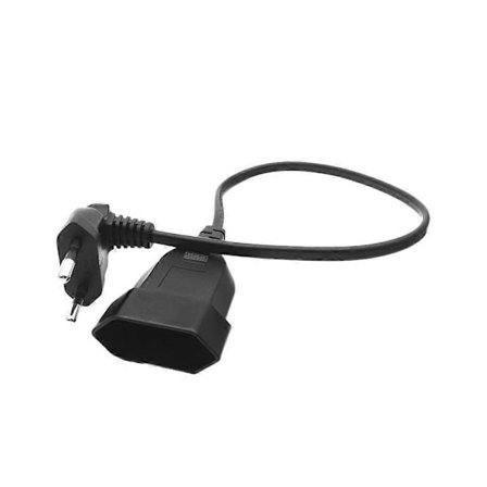 90 graders hane till hona uttag strömförlängningssladd